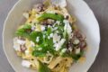 Fettucine mit Pilzen, Rucola und Feta
